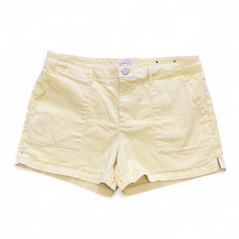 Sanctuary Standard Surplus Butter Yellow Utility Cargo Shorts Size 29
